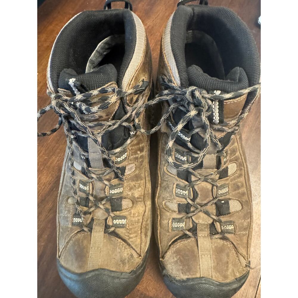 Keen hiking boots brown men's size 11